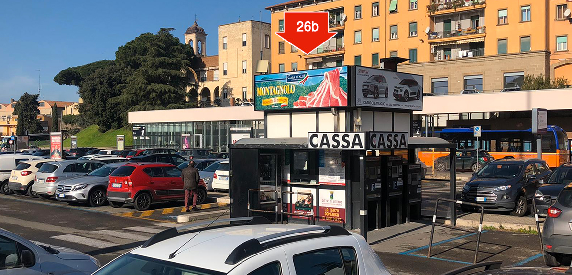 INSEGNA - VITERBO, Piazza Martiri d' Ungheria