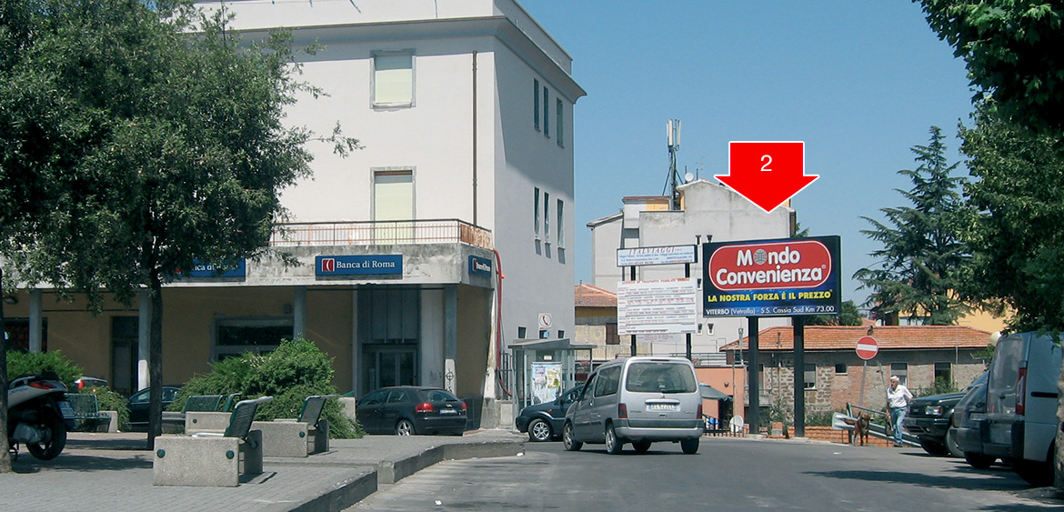 INSEGNA - MONTEFIASCONE, Piazzale Roma