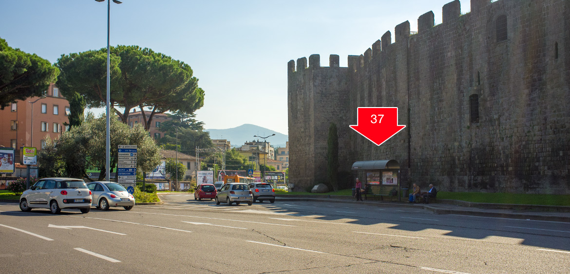 INSEGNA - VITERBO, Piazzale Gramsci