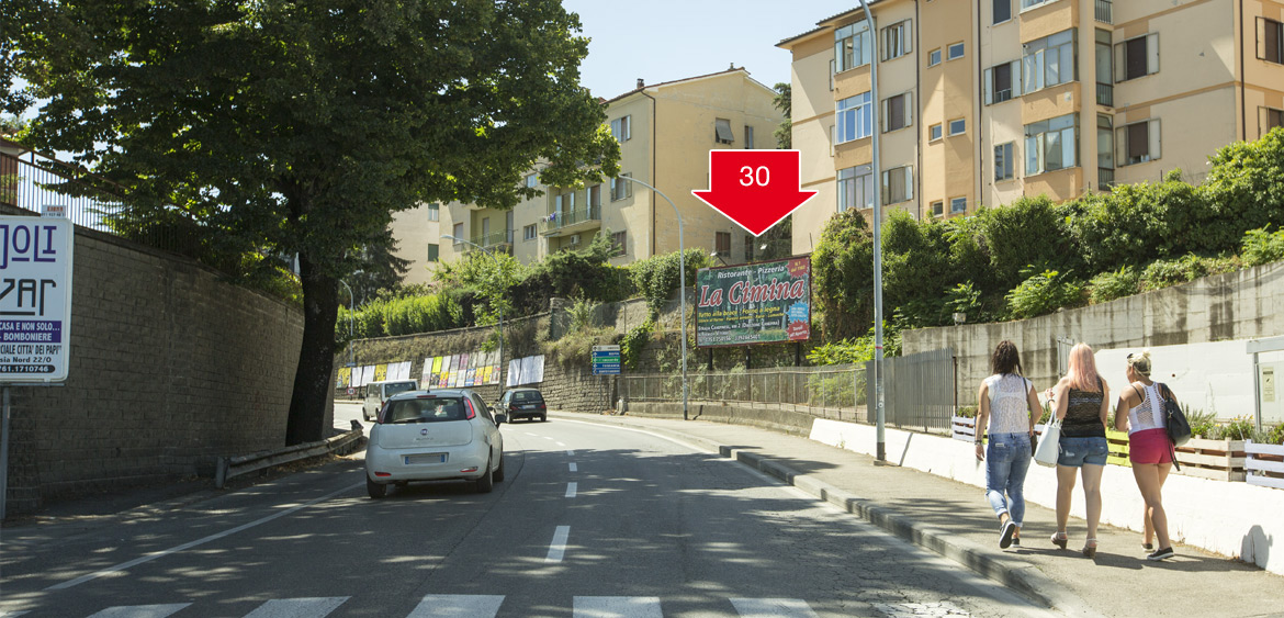 POSTER - VITERBO, Via della Palazzina