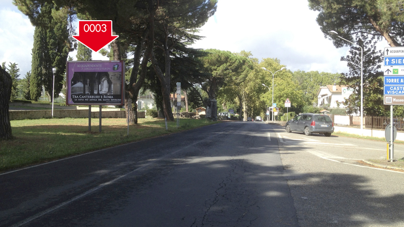 POSTER - ACQUAPENDENTE, Strada Cassia