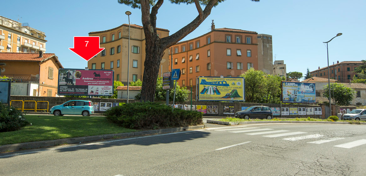 POSTER - VITERBO, Viale Raniero Capocci / Piazzale Gramsci