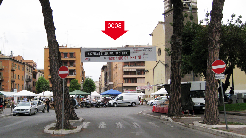 STRISCIONE - VITERBO, Piazza del Sacrario